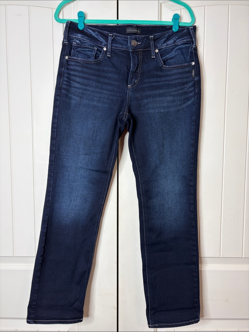 Silver Jeans Dark Indigo Suki Straight Leg Women’s Jeans